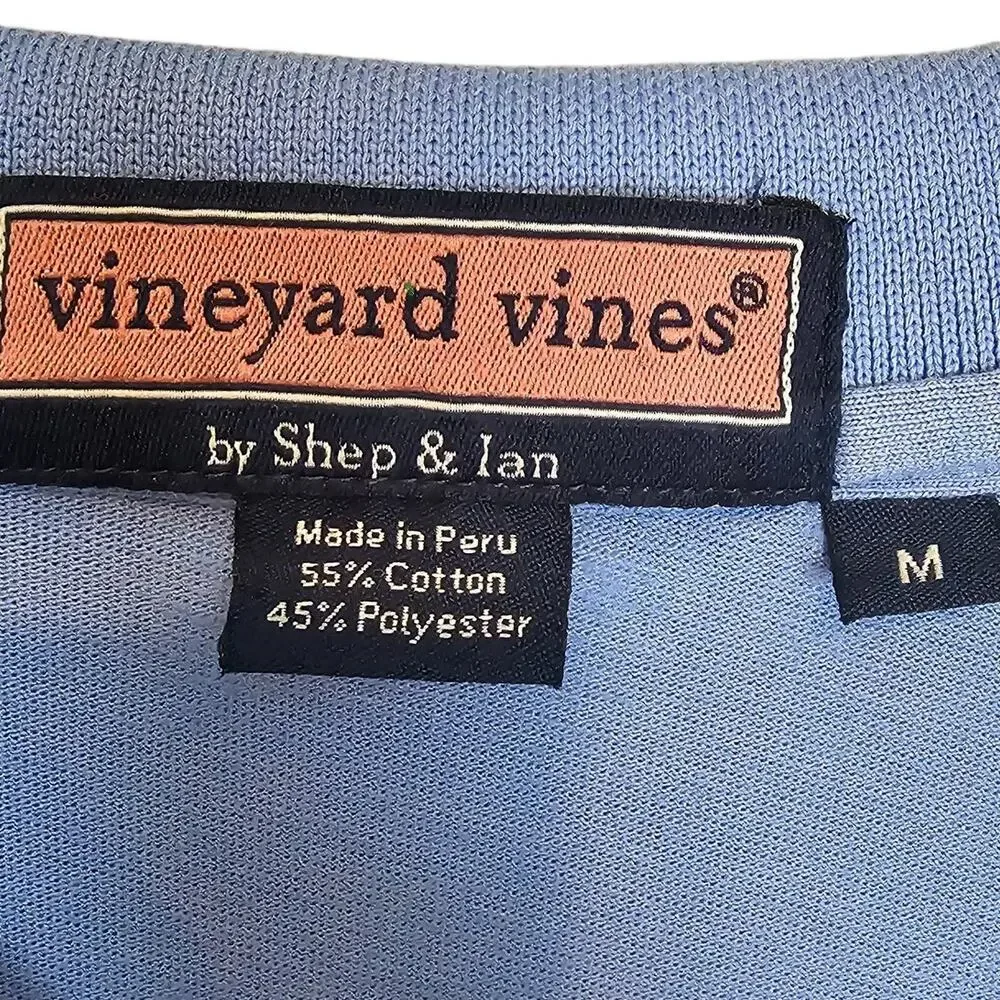 Vineyard Vines Mens Polo Short M Preppy Nantucket Classic Minimalist Resortwear